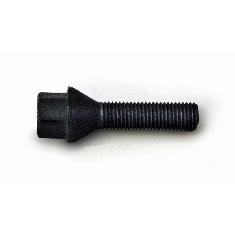 H&R Wheel bolt Taper-Head M12x1.50 - Length 48mm - Black