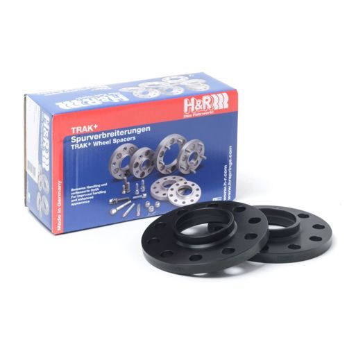 H&R DR-System Wheel spacer set 20mm per axle - Bolt pattern 5x120 - Hub 72,5mm - Bolt size M14x1,25 -  BMW/Mini - Black