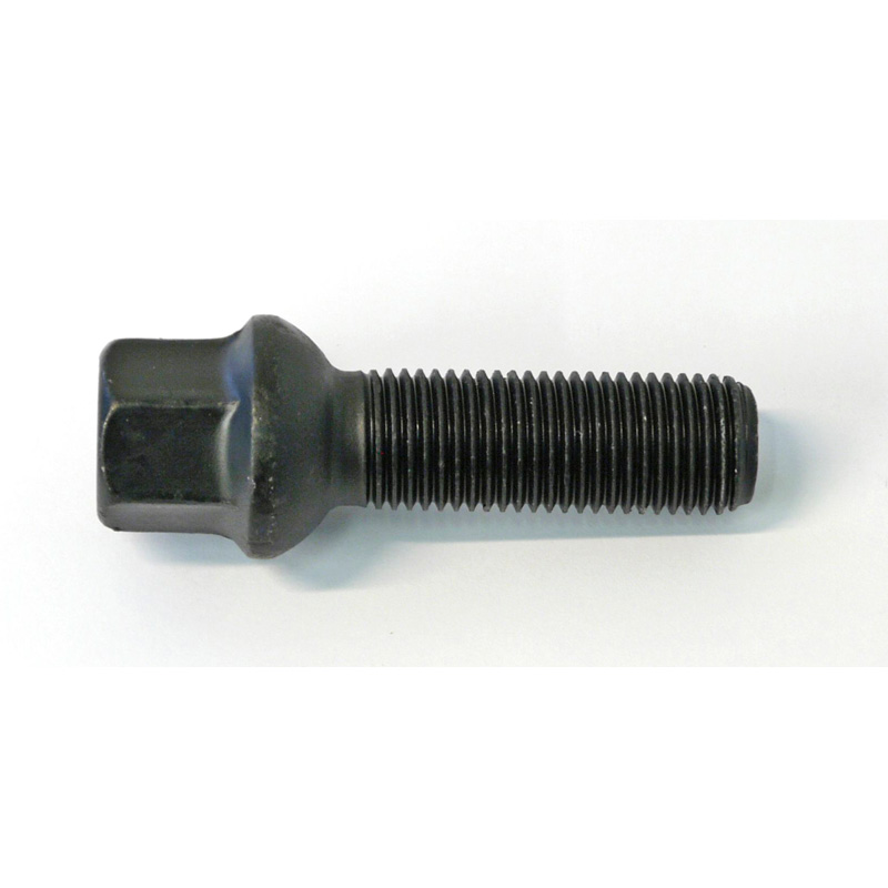 H&R Wheel bolt Round-Head R13 M14x1.50 - Length 35mm - Black ( e.g. VAG)