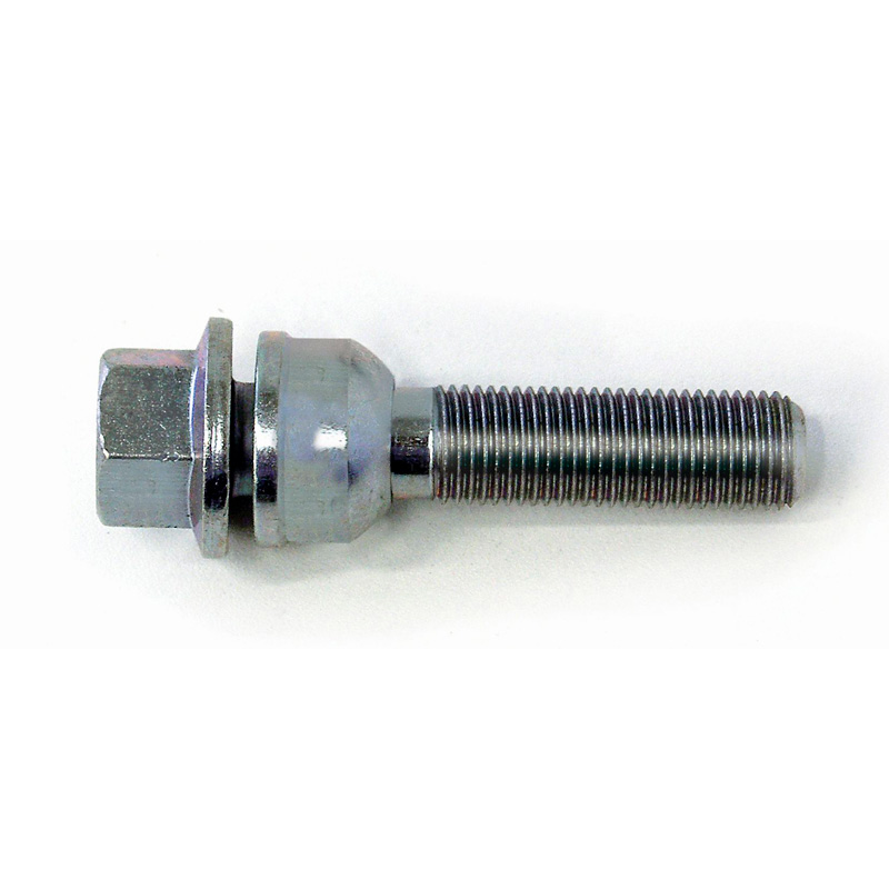 H&R Wheel bolt Round-Head with movable cone R14 M14x1.50 - Length 50mm (e.g.  Audi Q3, Q5)