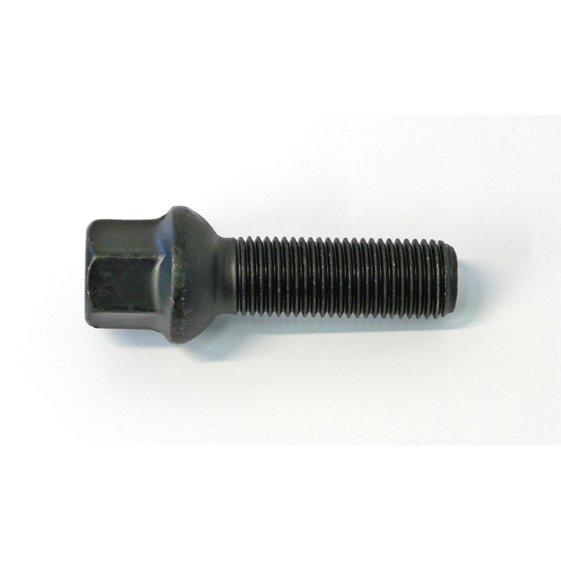 H&R Wheel bolt Round-Head R13 M14x1.50 - Length 31mm - Black ( e.g. VAG)