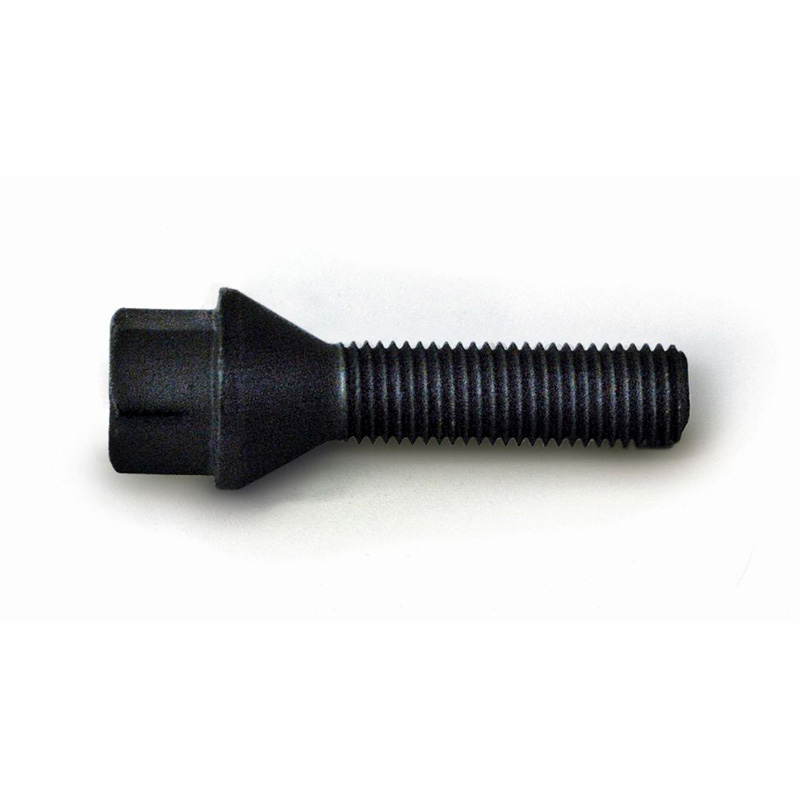 H&R Wheel bolt Taper-Head M12x1.50 - Length 43mm - Black