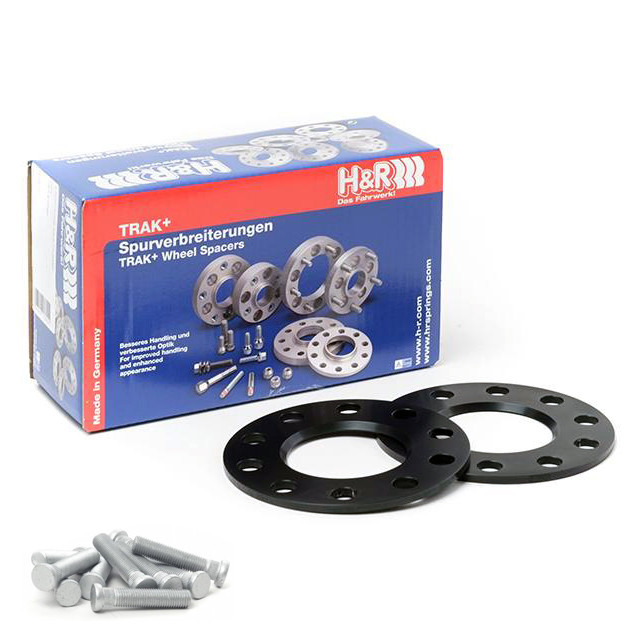 H&R Wheel Spacers 7mm 5x130 - Hub 71,6mm - Bolt size M14x1,5 -  Porsche - Black