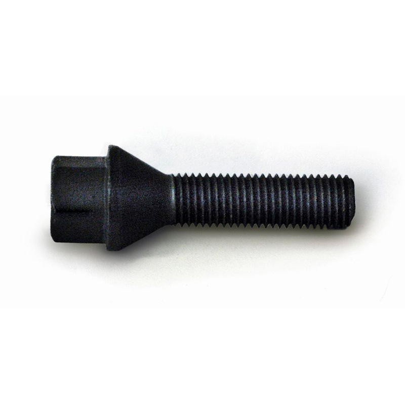 H&R Wheel bolt Taper-Head M12x1.50 - Length 28mm - Black