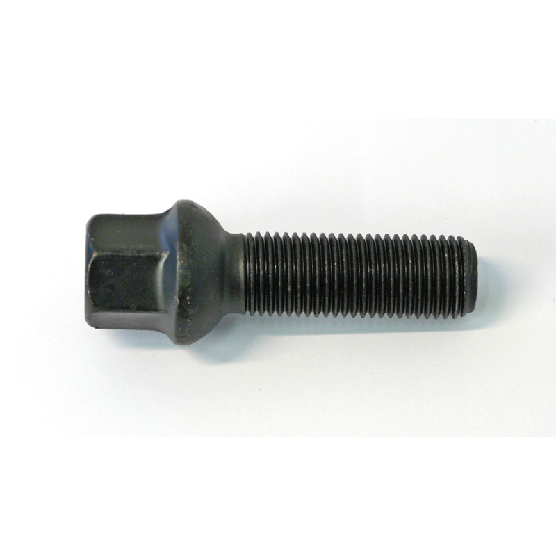 H&R Wheel bolt Round-Head R13 M14x1.25 - Length 46mm - Black (special version)