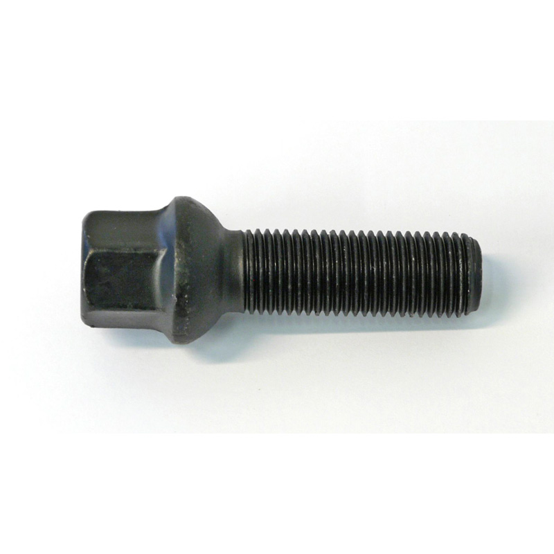 H&R Wheel bolt Round-Head R13 M14x1.50 - Length 40mm - Black ( e.g. VAG)