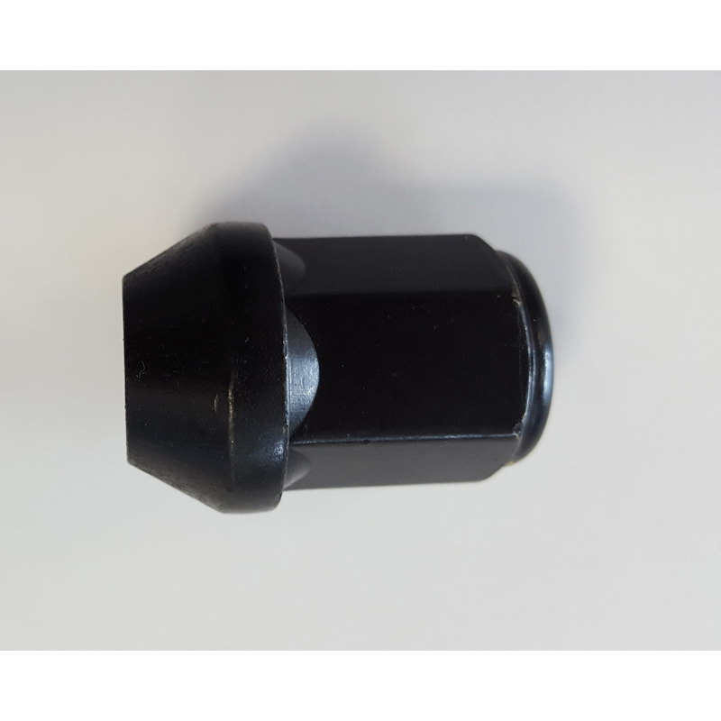 H&R Wheel nut taper M14x1.50 - Length 33mm - Black closed