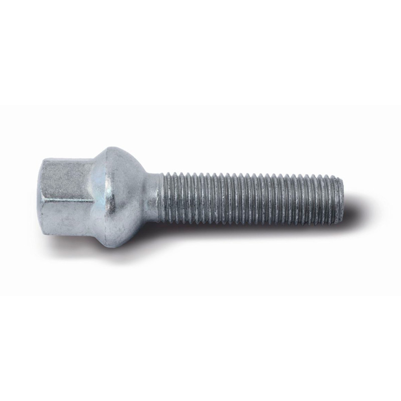 H&R Wheel bolt Round-Head R12 M12x1.50 - Length 45mm (e.g.  Mercedes)