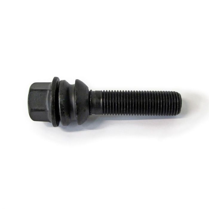 H&R Wheel bolt Round-Head with movable cone R14 M14x1.50 - Length 26mm - Black