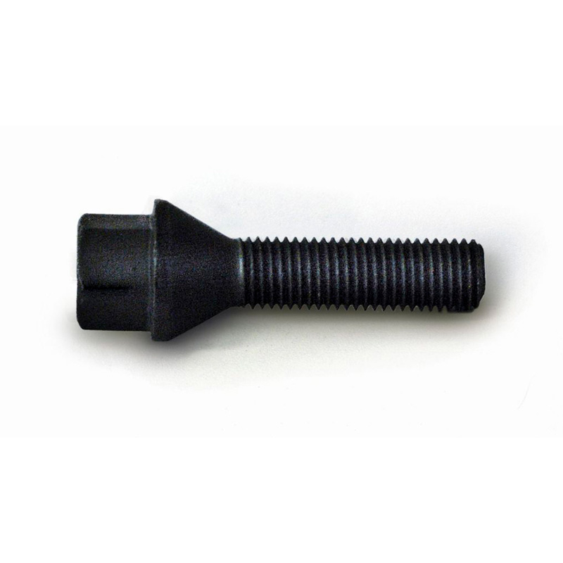 H&R Wheel bolt Taper-Head M12x1.50 - Length 24mm - Black