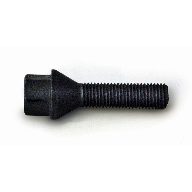 H&R Wheel bolt Taper-Head M12x1.50 - Length 30mm - Black