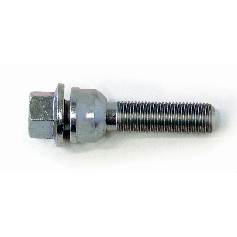 H&R Wheel bolt Round-Head with movable cone R14 M14x1.50 - Length 35mm (e.g.  Audi Q3, Q5)