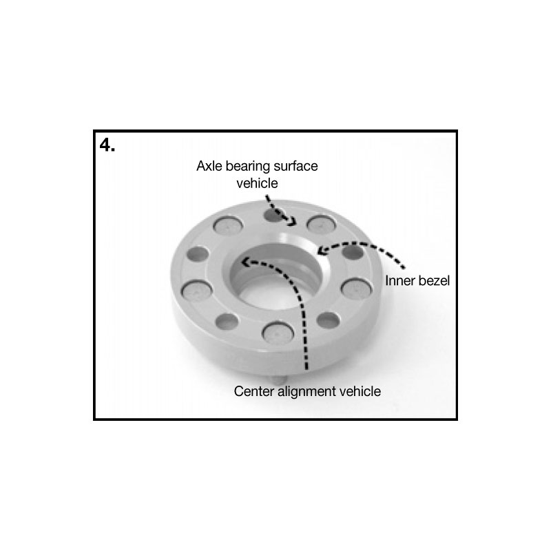 H&R Wheel Spacers 25mm 5x127 - Hub 71,5mm -  Jeep