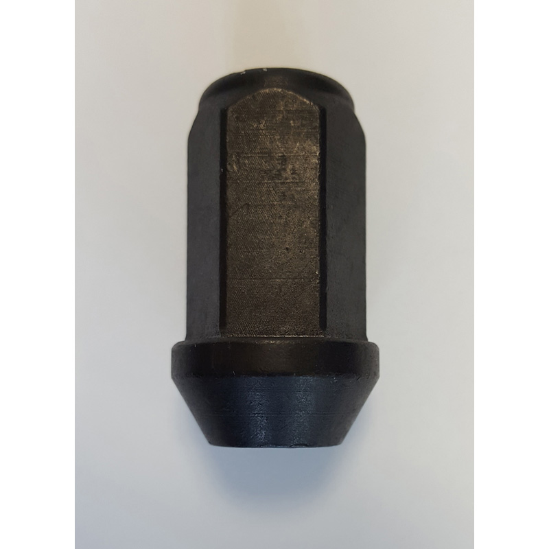 H&R Wheel nut taper M12x1.50 - Length 41mm - Black closed