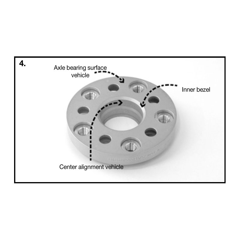 H&R Wheel Spacers 30mm 5x112 - Hub 66,5mm - Bolt size M12x1,5 -  Chrysler/Mercedes