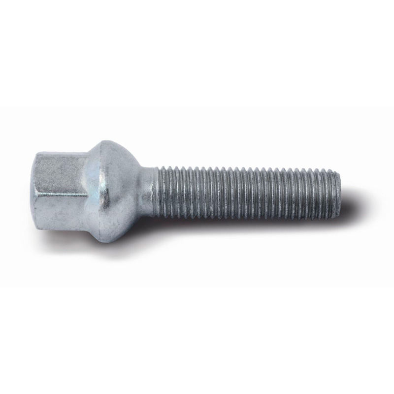 H&R Wheel bolt Round-Head R12 M12x1.50 - Length 28mm (e.g.  Mercedes)