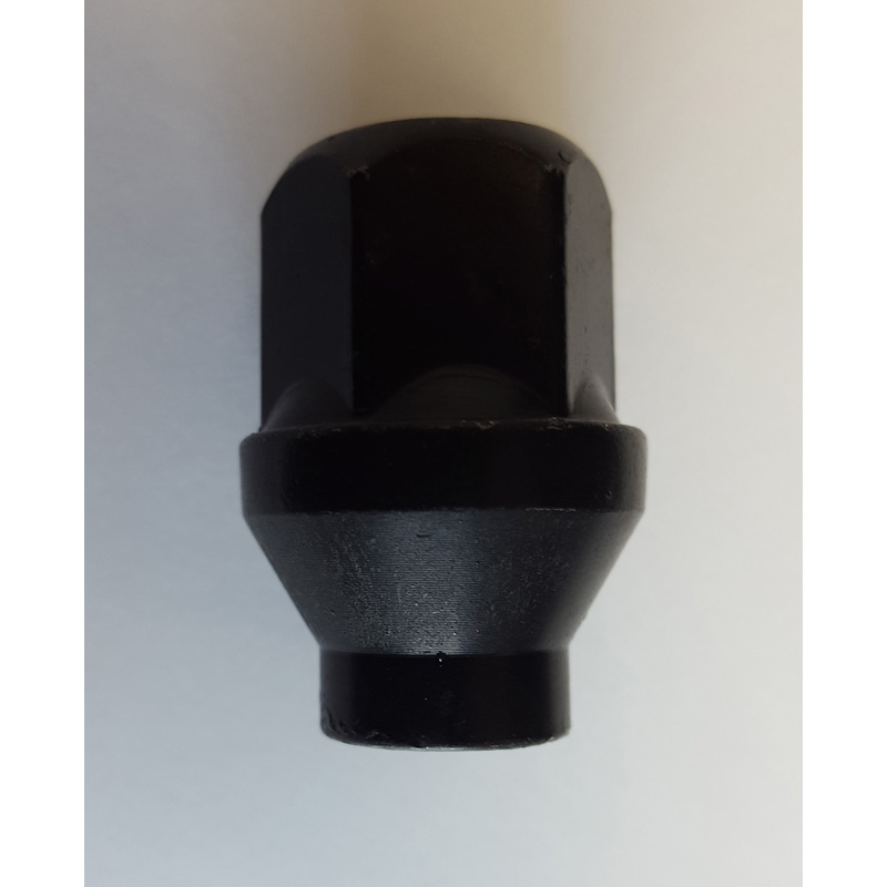 H&R Wheel nut with shaft 5mm, ø16,7mm - M14x1.50 - Length 34mm - Black taper closed
