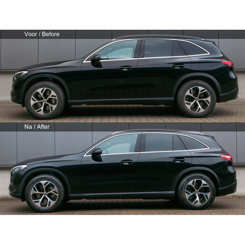 H&R Lowering springs  Mercedes GLC (X254) & GLC Coupé (C254) 300e/300de/400e Plug-in-Hybrid 4MATIC only with adaptive shocks/Comfort suspension 2022- - FA30/RA35mm