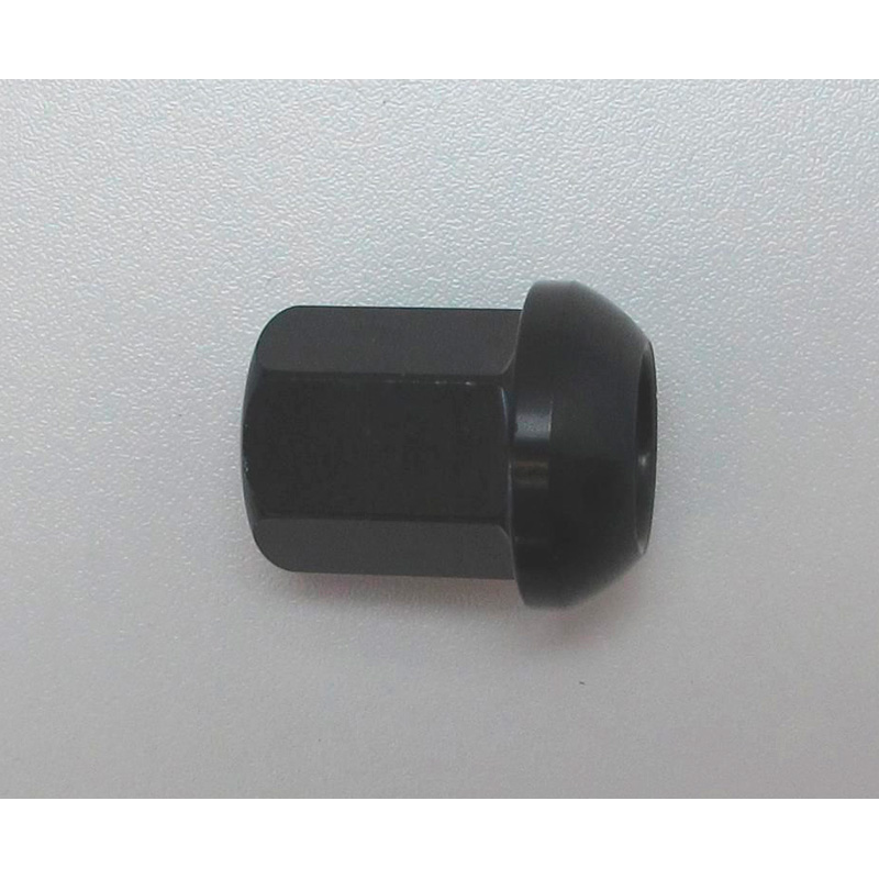 H&R Wheel nut rounded R14 M14x1.50 - Length 32mm - Black closed