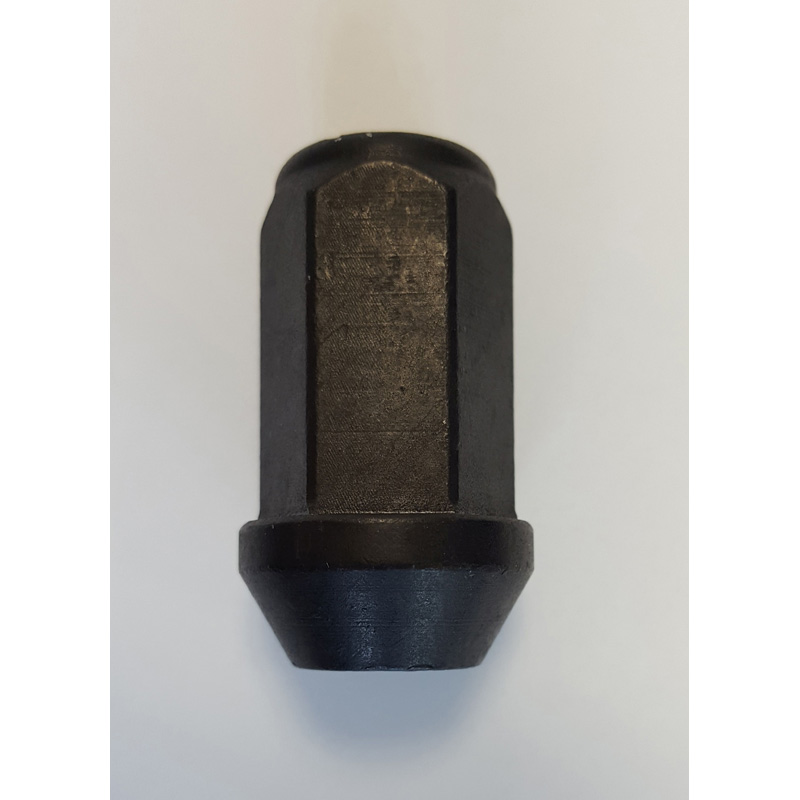 H&R Wheel nut taper M12x1.25 - Length 41mm - Black closed