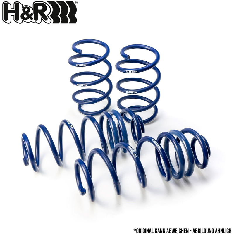 H&R Lowering Springs  Audi Q5 e-Hybrid Quattro PHEV 220/270 kw only with S-Line sport suspension incl. Sportback 2025- FA35/RA35mm