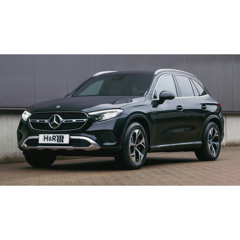 H&R Lowering springs  Mercedes GLC (X254) & GLC Coupé (C254) 300e/300de/400e Plug-in-Hybrid 4MATIC only with adaptive shocks/Comfort suspension 2022- - FA30/RA35mm