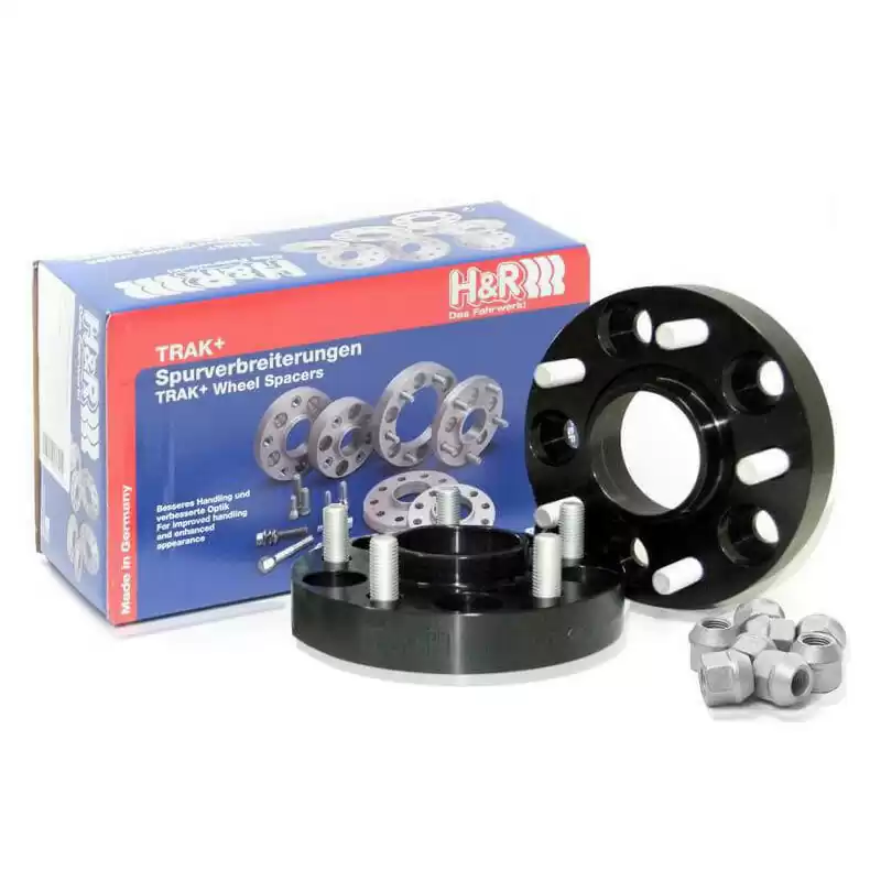 H&R DRM-System Wheel spacer set 44mm per axle - Bolt pattern 5x139,7 - Hub 108,25mm - Bolt size M12x1,25 -  Suzuki - Black