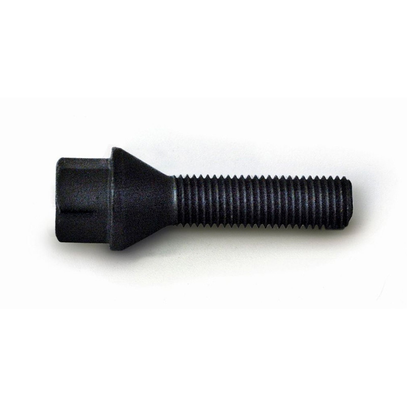 H&R Wheel bolt Taper-Head M12x1.50 - Length 35mm - Black