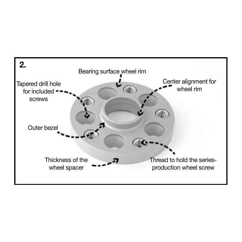 H&R DRA-System Wheelspacers 28mm 5x130 - Hub 71,6mm - Bolt size M14x1,5 -  Porsche/Volkswagen