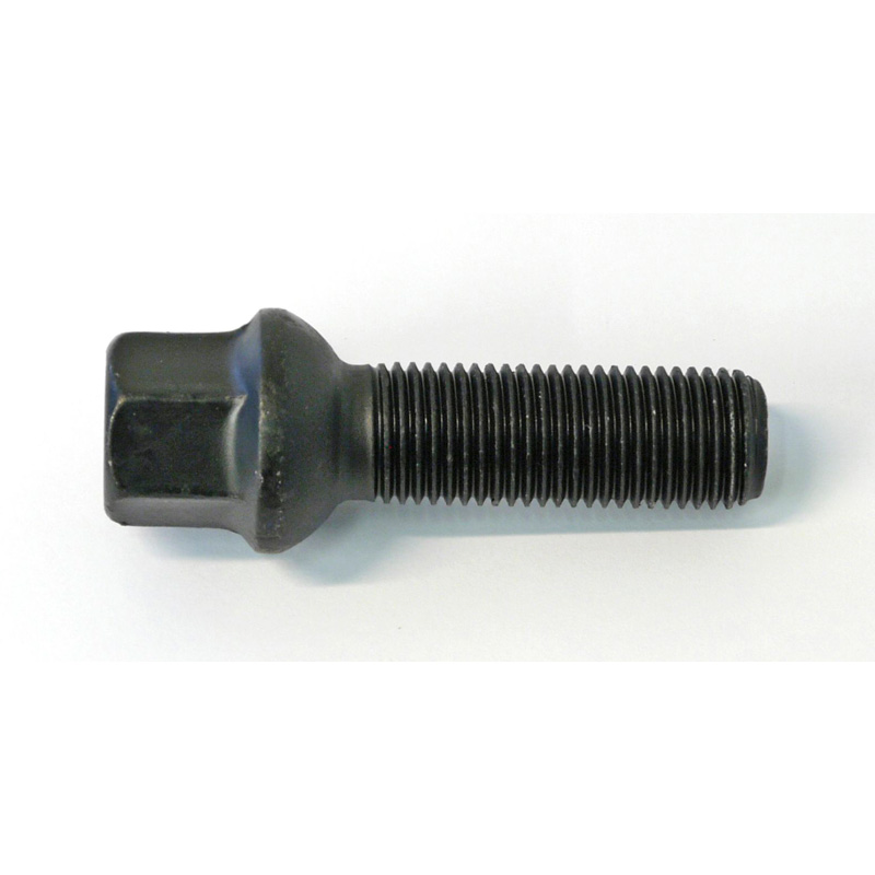 H&R Wheel bolt Round-Head R13 M14x1.50 - Length 43mm - Black ( e.g. VAG)