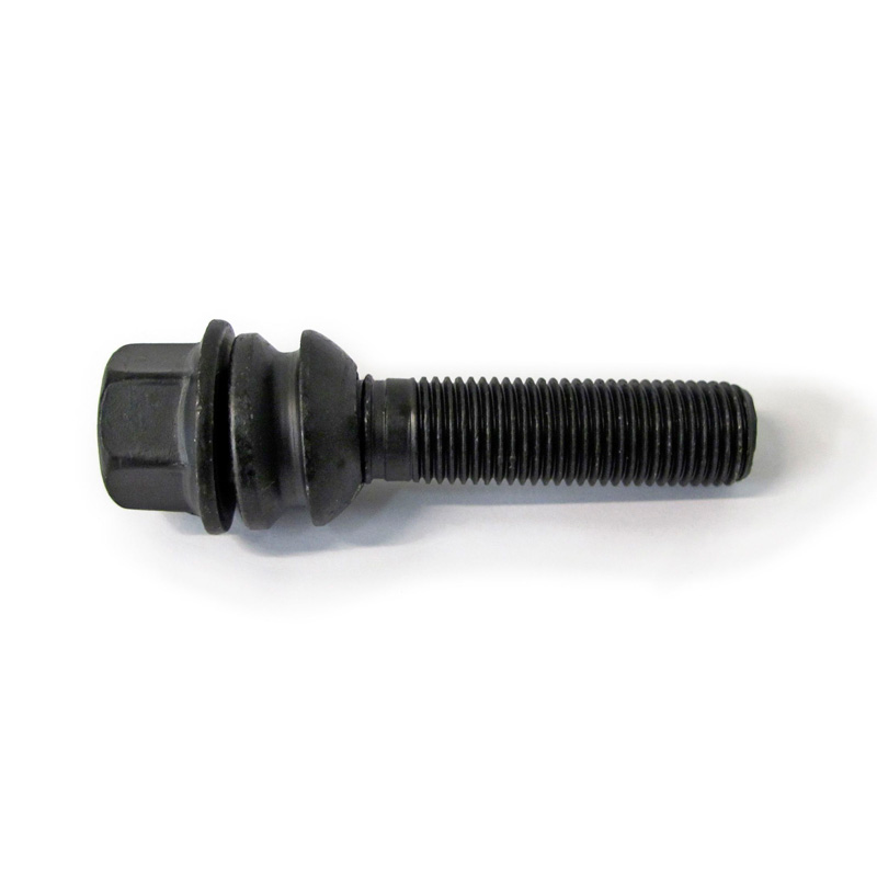 H&R Wheel bolt Round-Head with movable cone R14 M14x1.50 - Length 29mm - Black