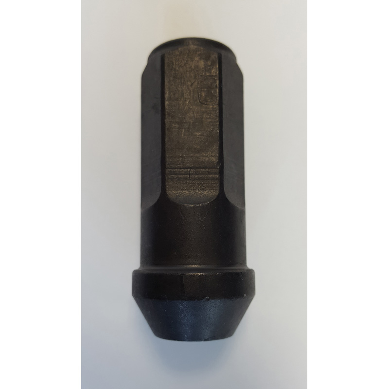 H&R Wheel nut taper M14x1.50 - Length 56mm - Black closed